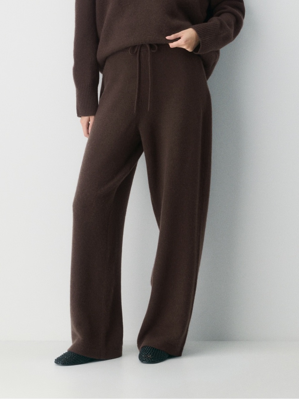 The Group by Babaton LUXE CASHMERE WIDE PANT